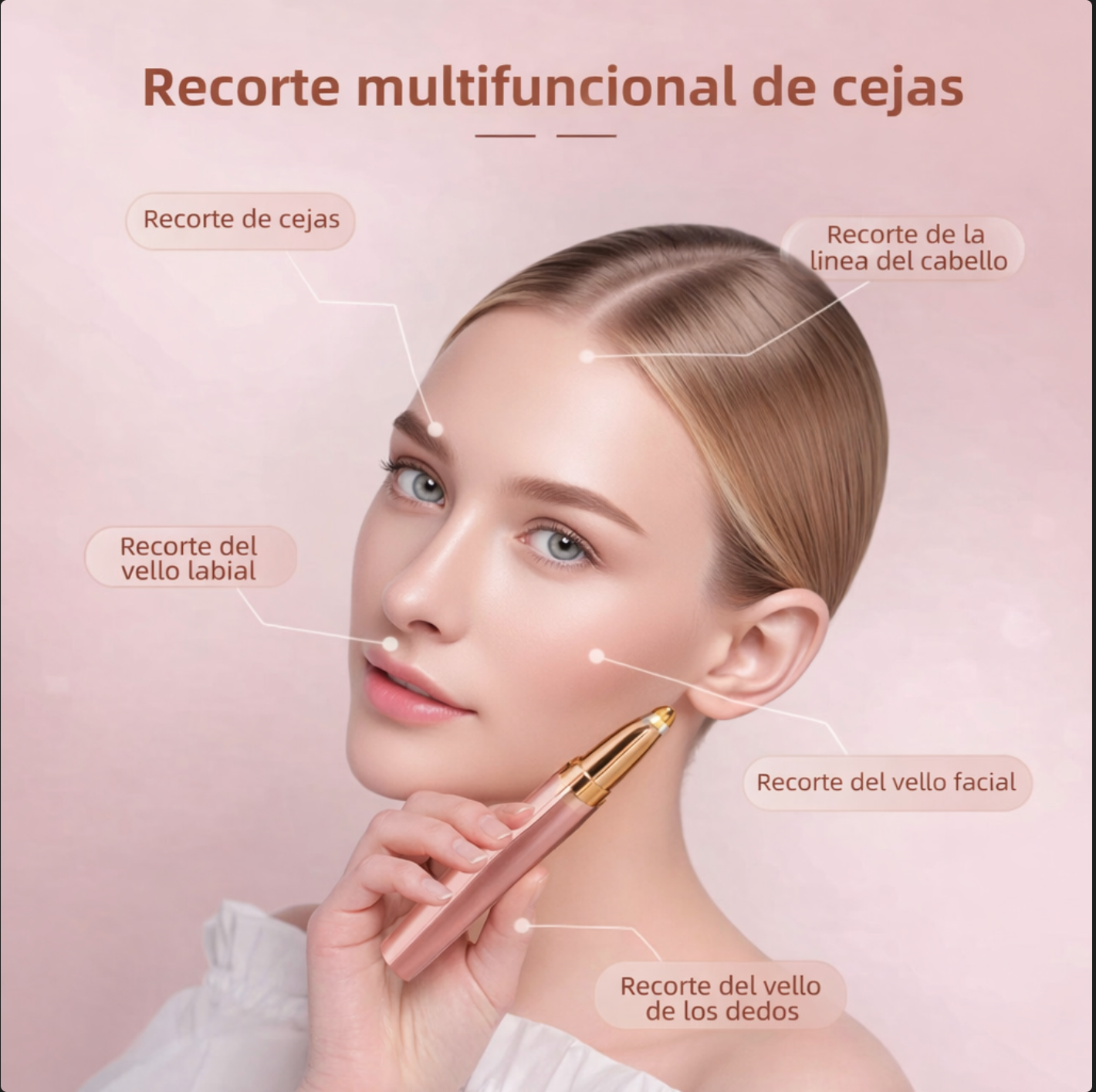 Depiladora Facial Flawless Para Mujer