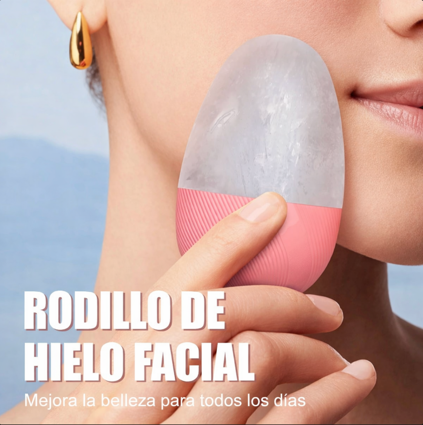 Rodillo de Hielo Facial