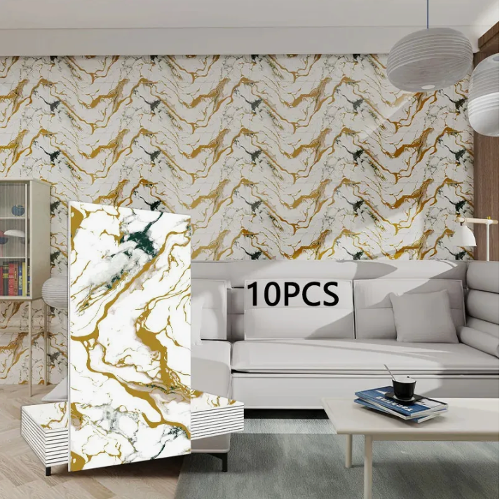 Paneles de Marmol Autoadhesivos PVC