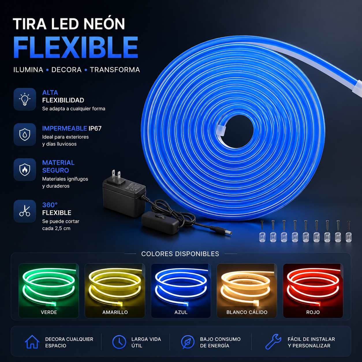 Tiras de Luces Led 5m