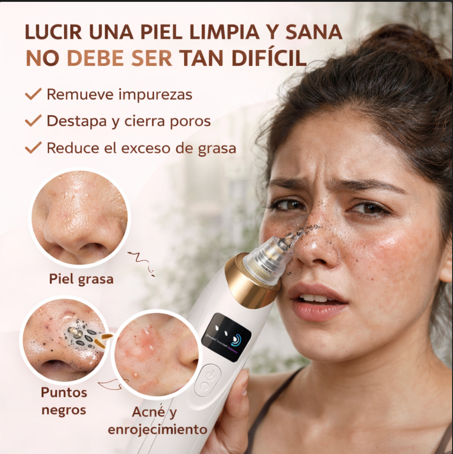 Removedor de Puntos Negros Por Succion