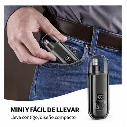 Recortadora de Vello Nasal y Oido + regalo de cargador