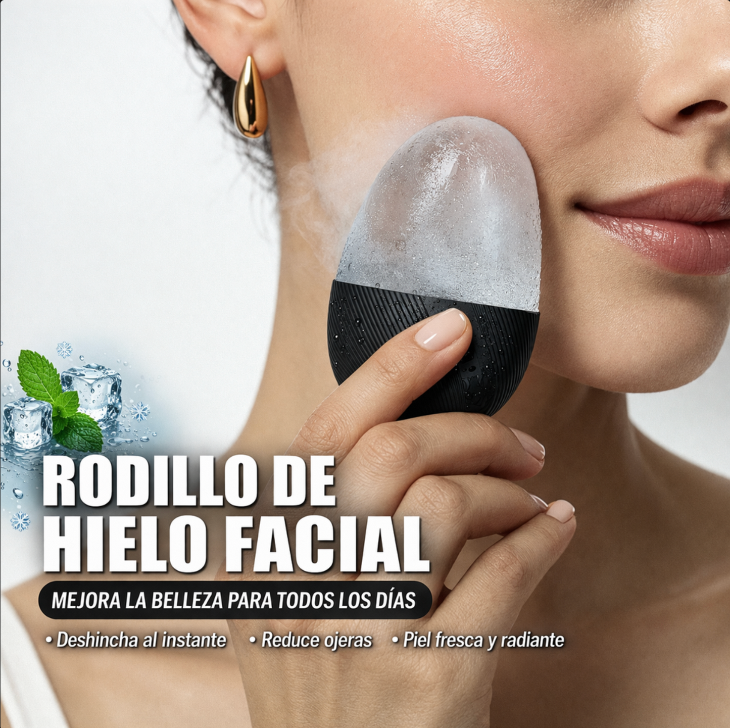 Rodillo de Hielo Facial