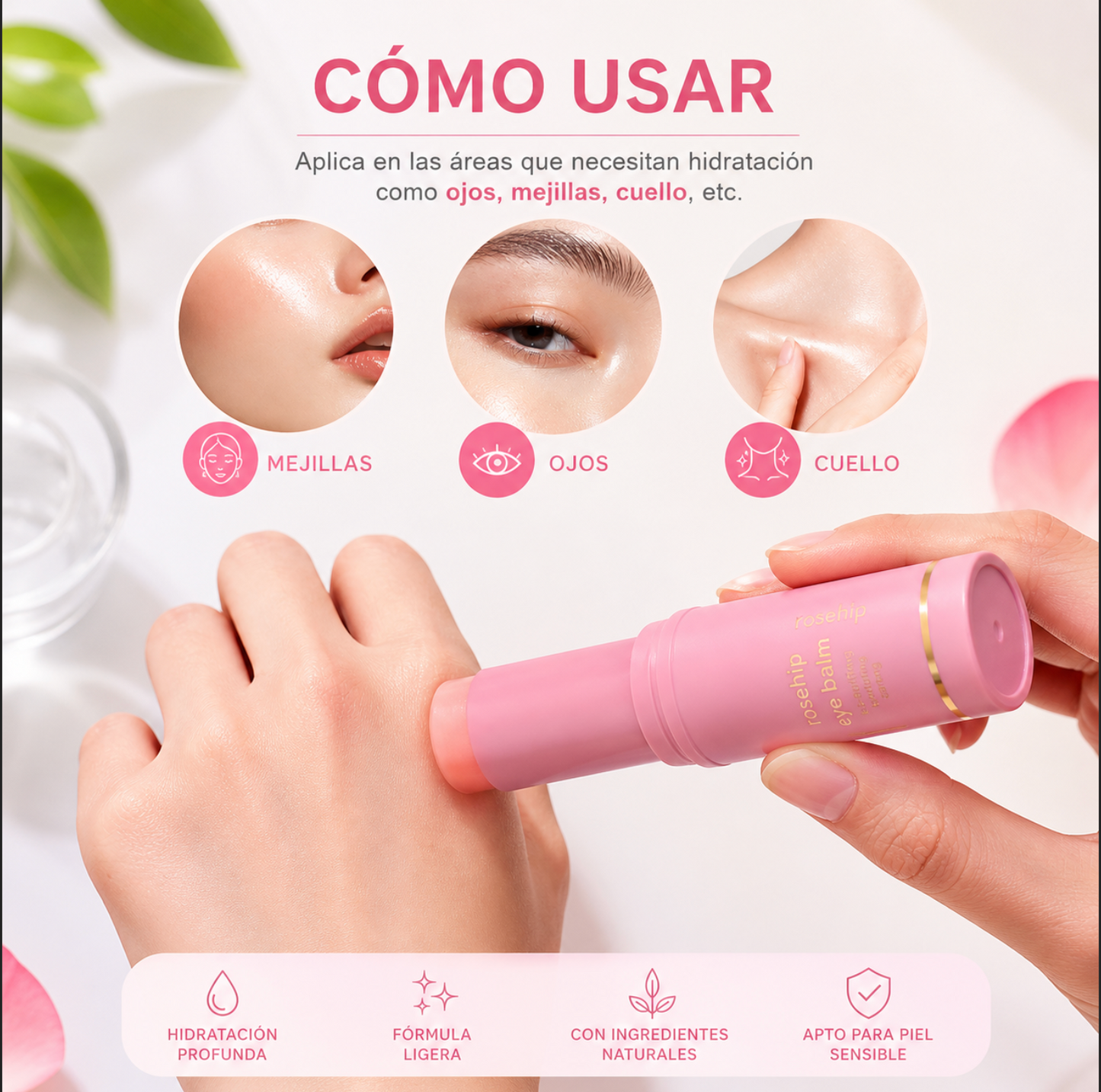 Barra Hidratante Facial Coreana