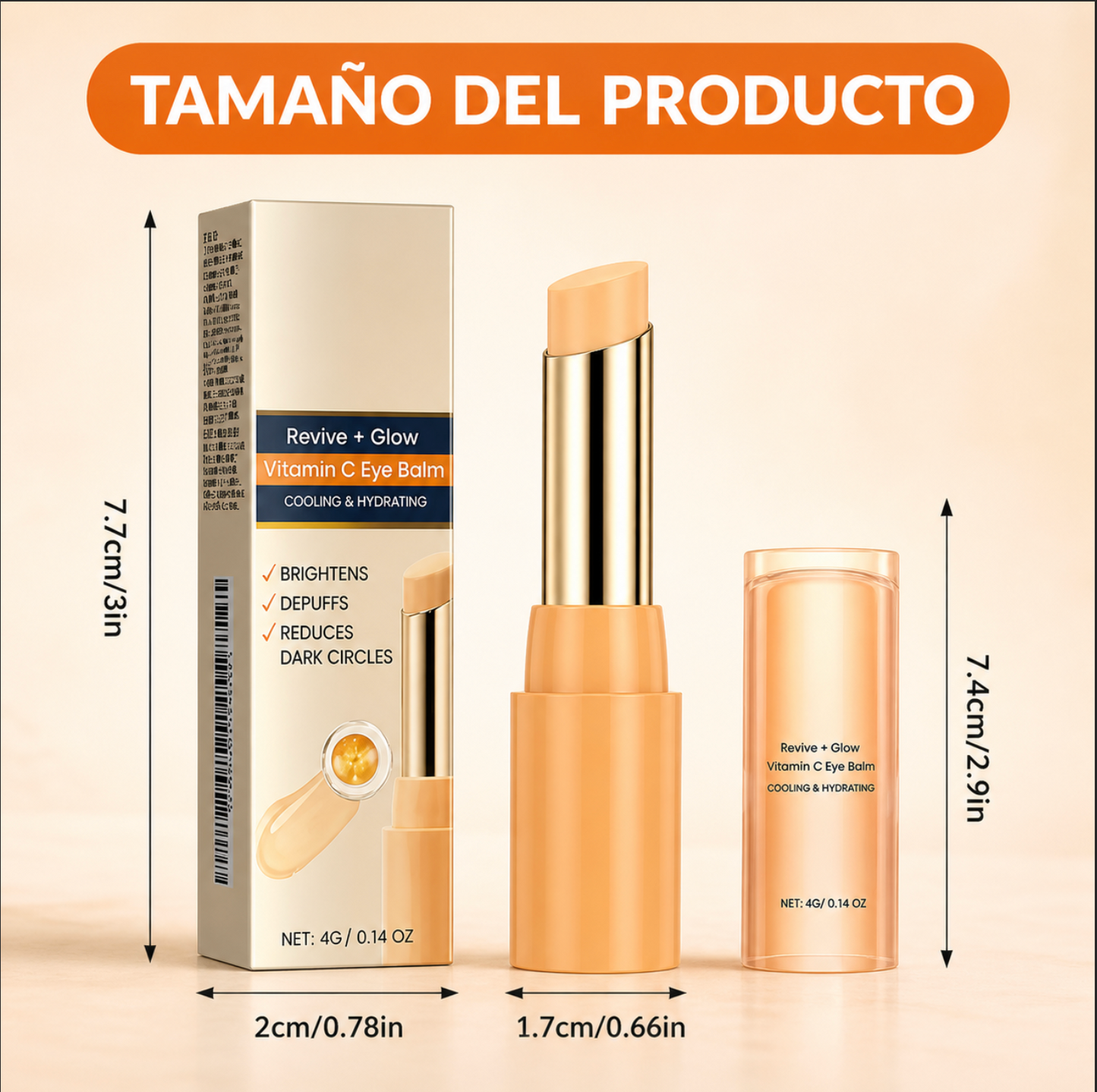 EyeGlow Stick Barra Facial con Colageno