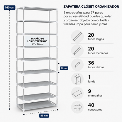 Organizador Vertical Para Calzado