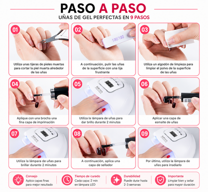Lampara UV/LED Profesional Para Uñas