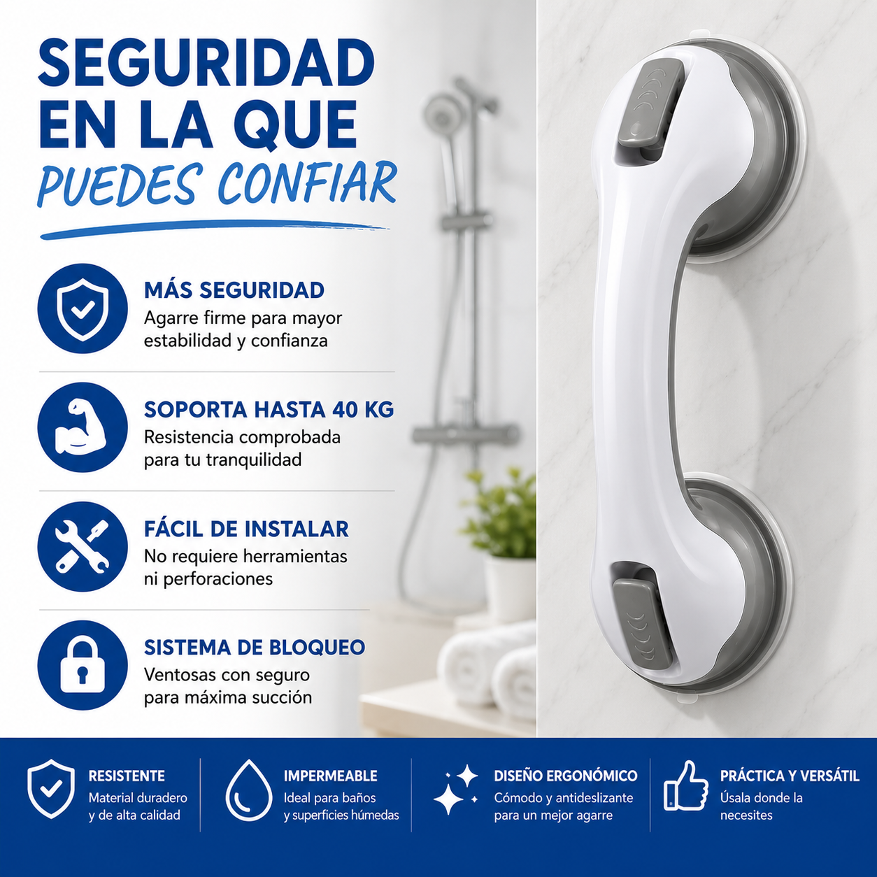 Par de Barras Antideslizante