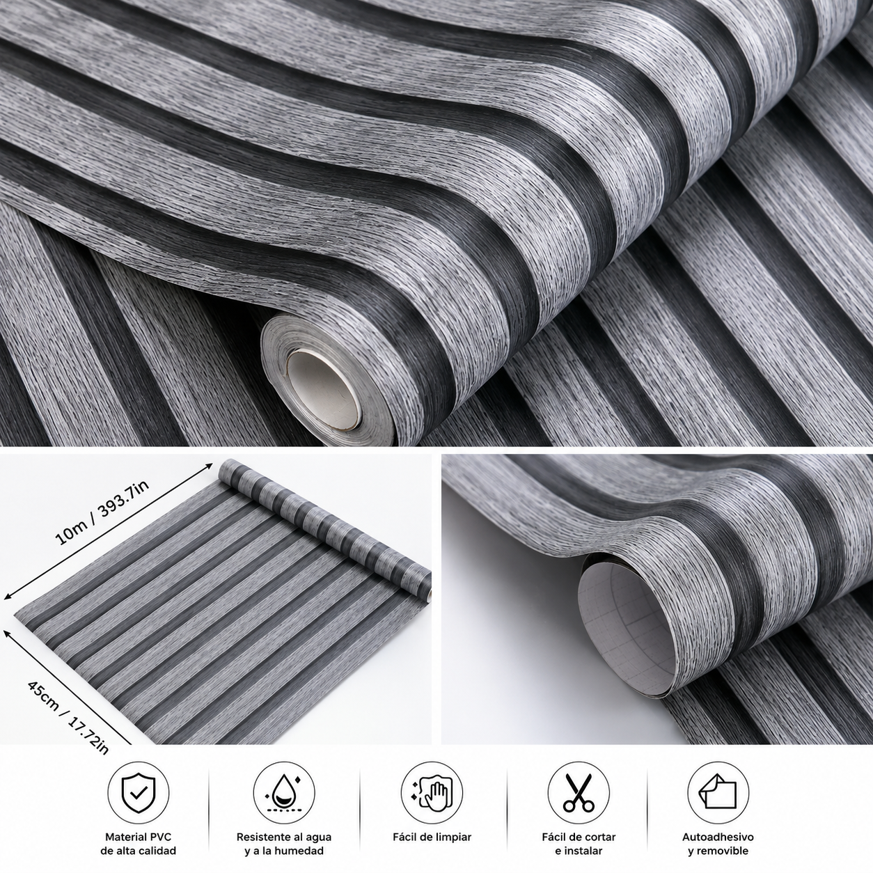 Papel Madera Autoadhesivo