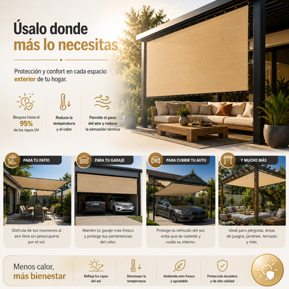 Malla Sombra de Jardin