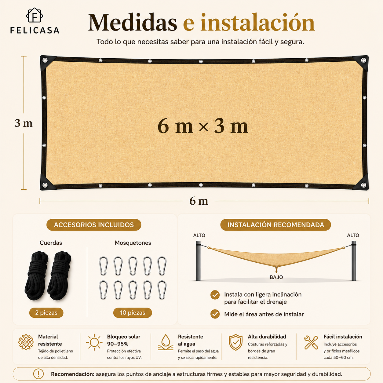 Malla Sombra de Jardin