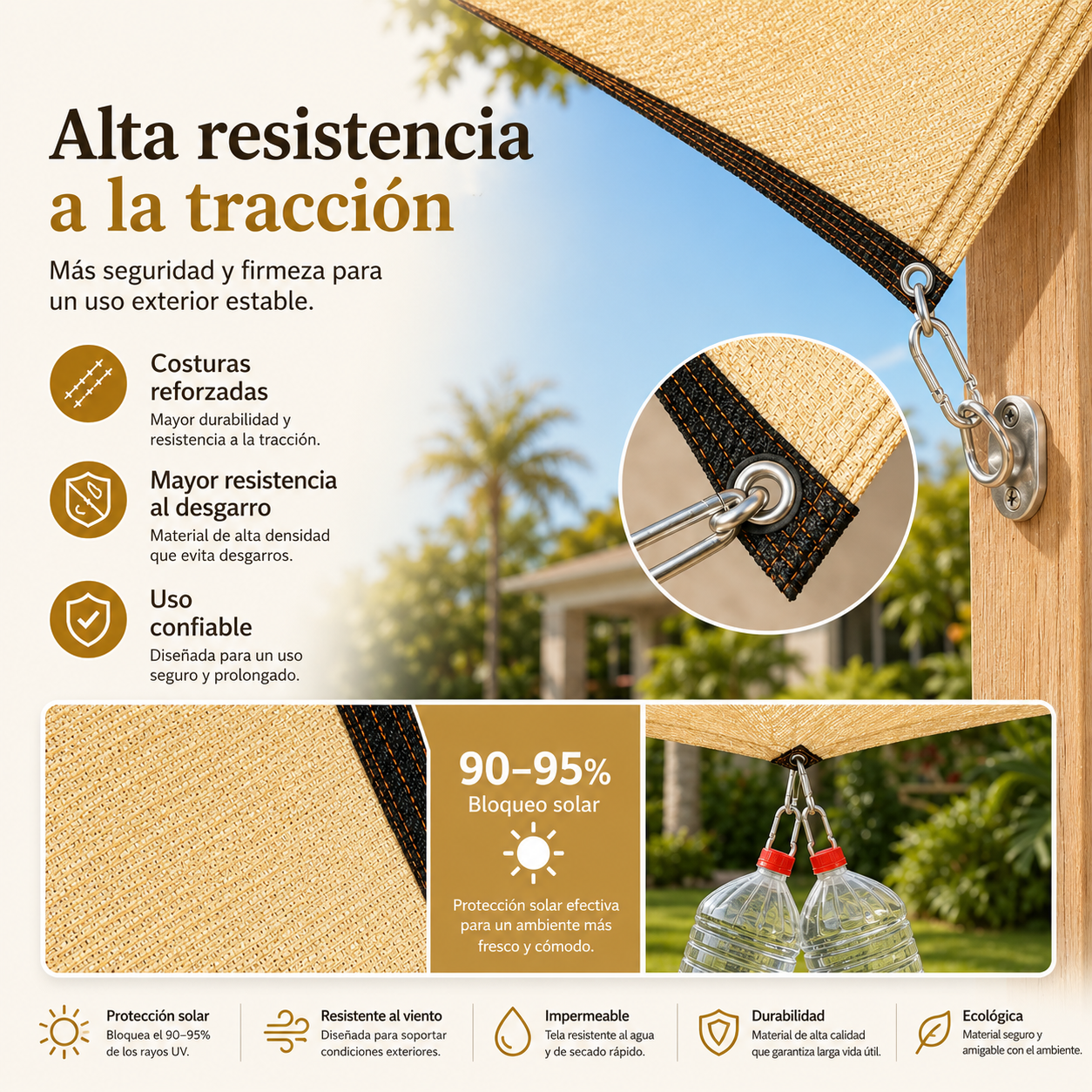 Malla Sombra de Jardin