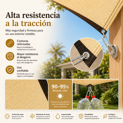 Malla Sombra de Jardin