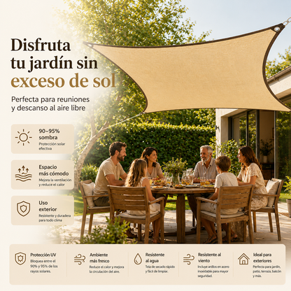 Malla Sombra de Jardin
