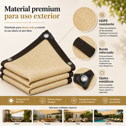 Malla Sombra de Jardin
