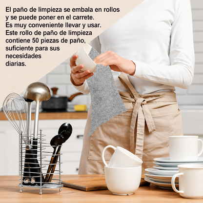 Rollo de Toallas de Microfibra Pro