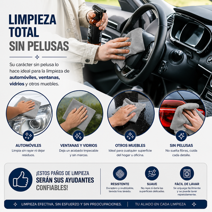 Rollo de Toallas de Microfibra Pro