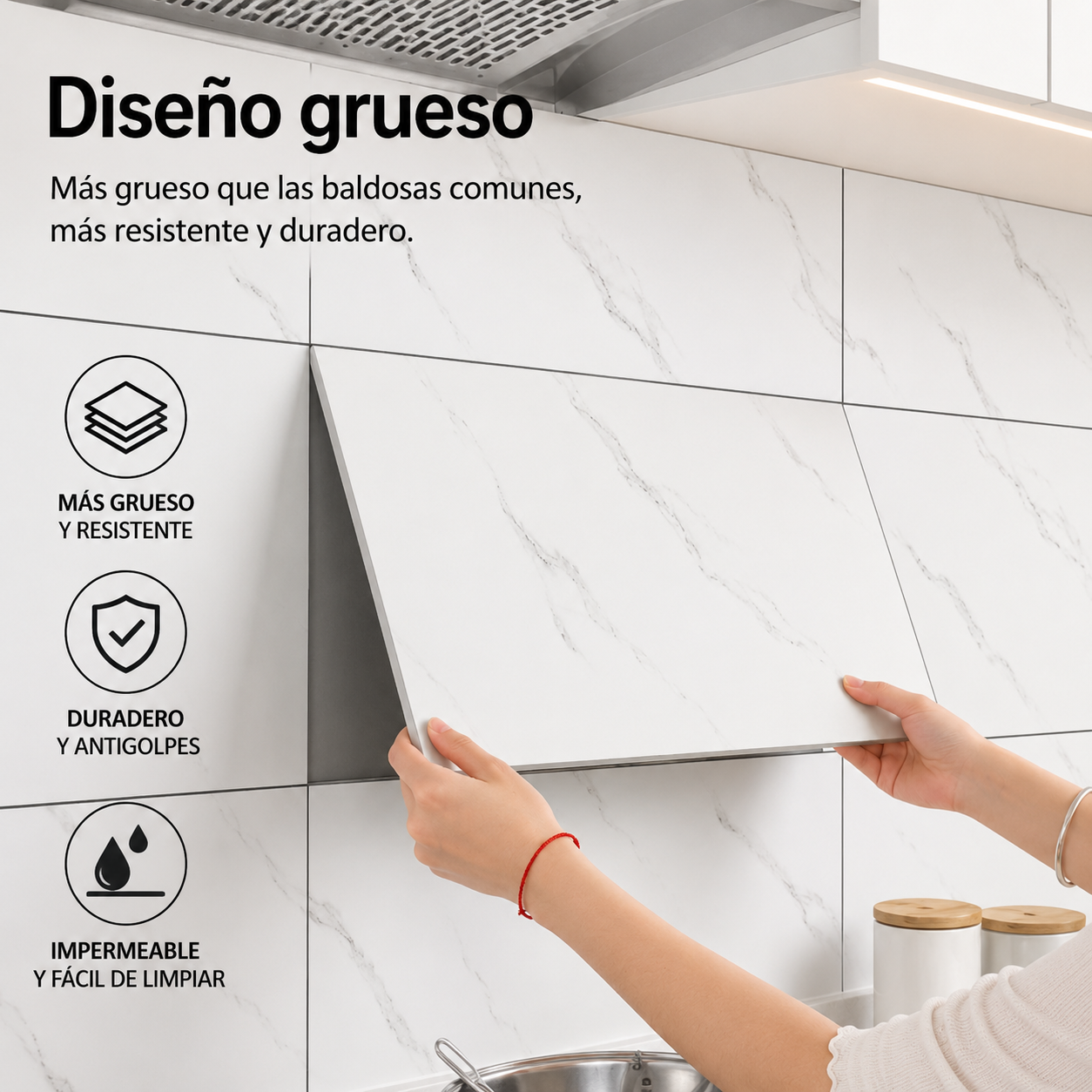 Paneles de Marmol Autoadhesivos PVC