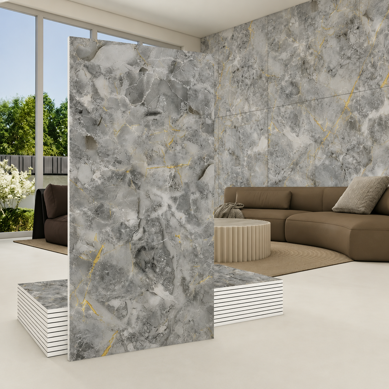 Paneles de Marmol Autoadhesivos PVC