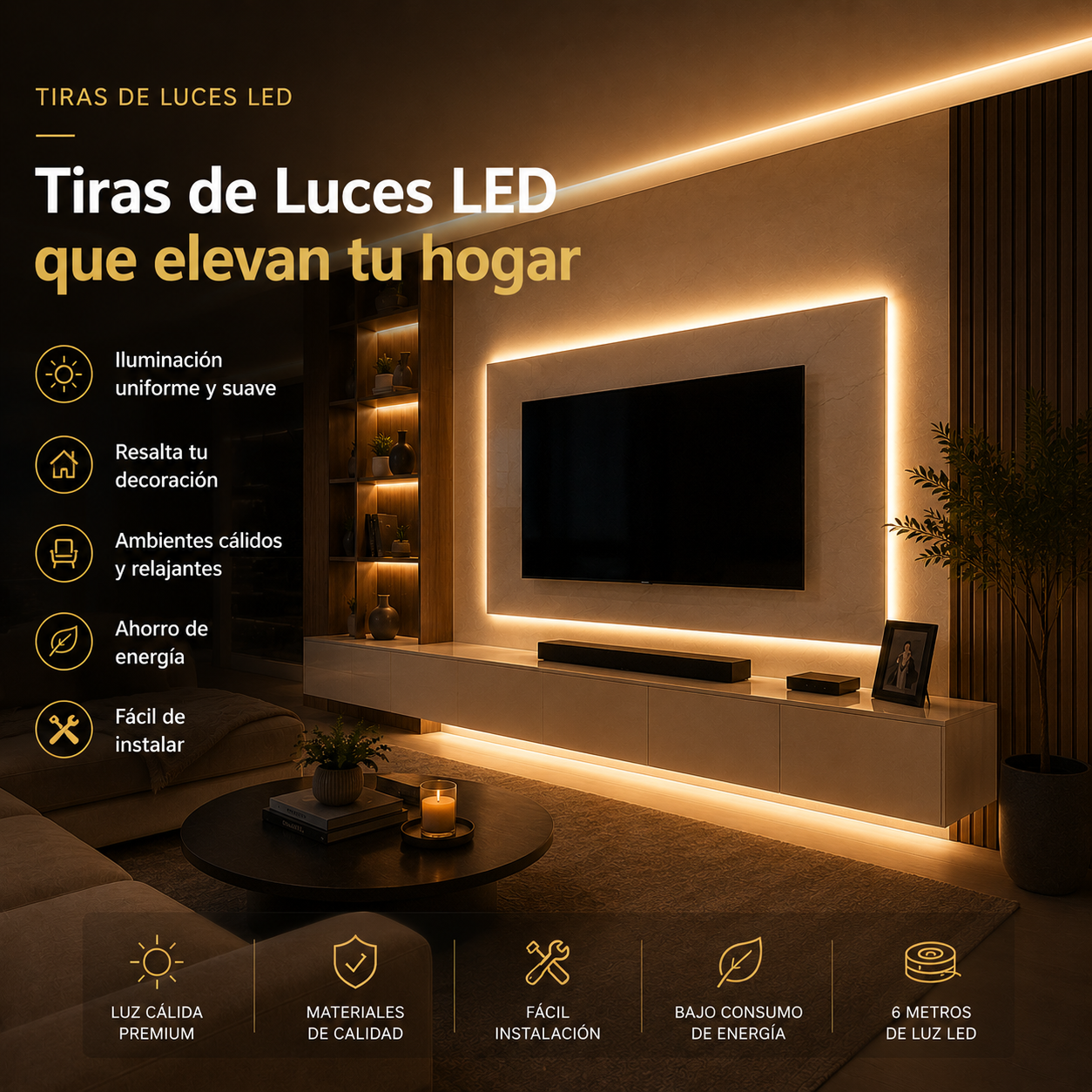 Tiras de Luces Led 5m